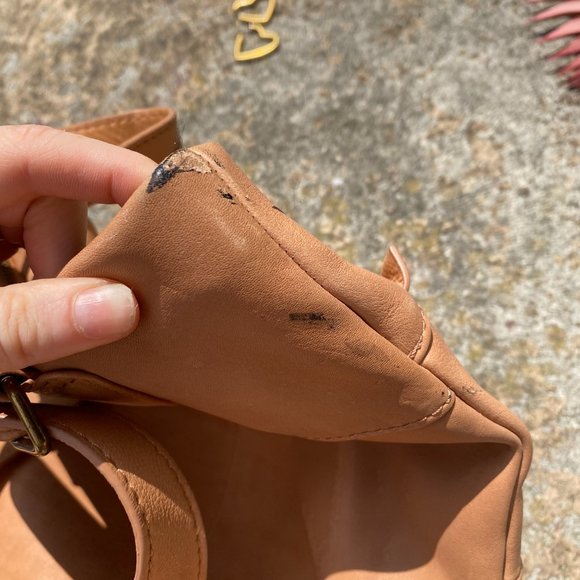 Aspen Tan Leather Convertible Leather Backpack main image 4